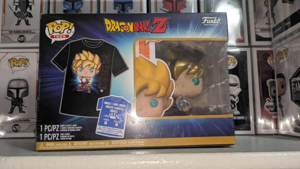 Goku Pop Figure And T Shirt