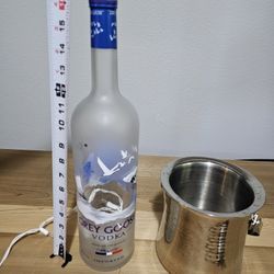 Grey Goose Lamp + Ice Bucket