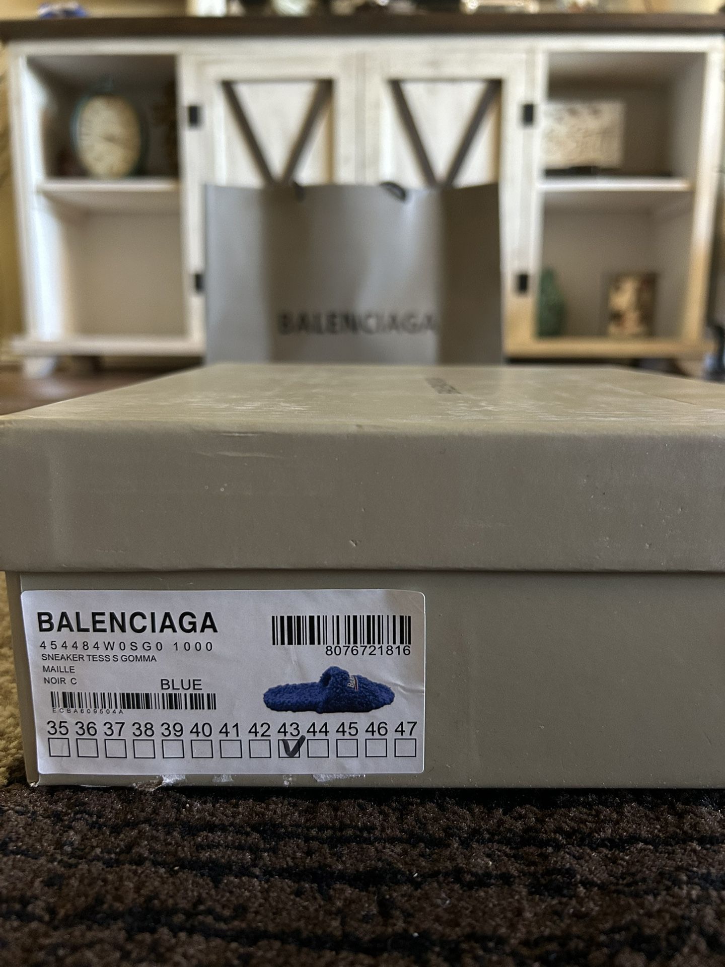 Balenciaga Fur Slides