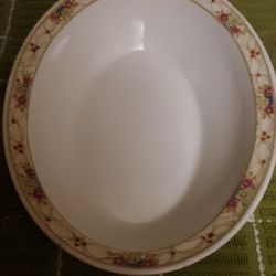 Vintage Johnson Brothers Oval Serving Bowl 