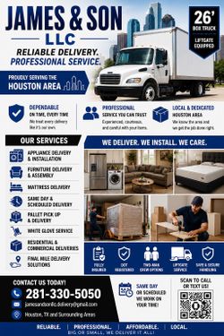 Delivery install pick up