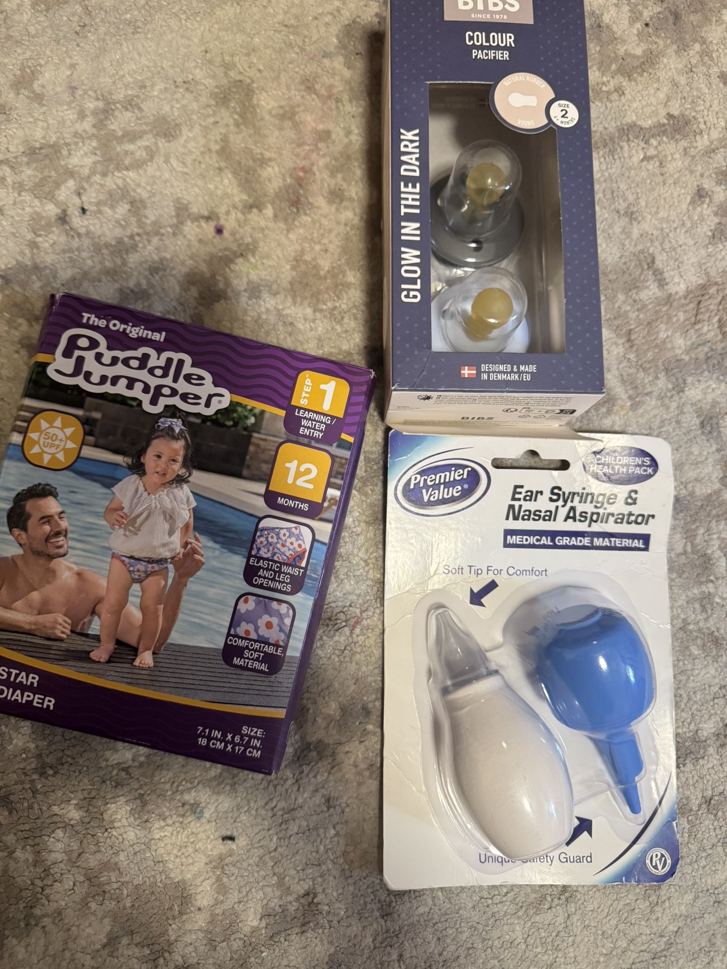 Swim Diaper, Pacifier.. NEW