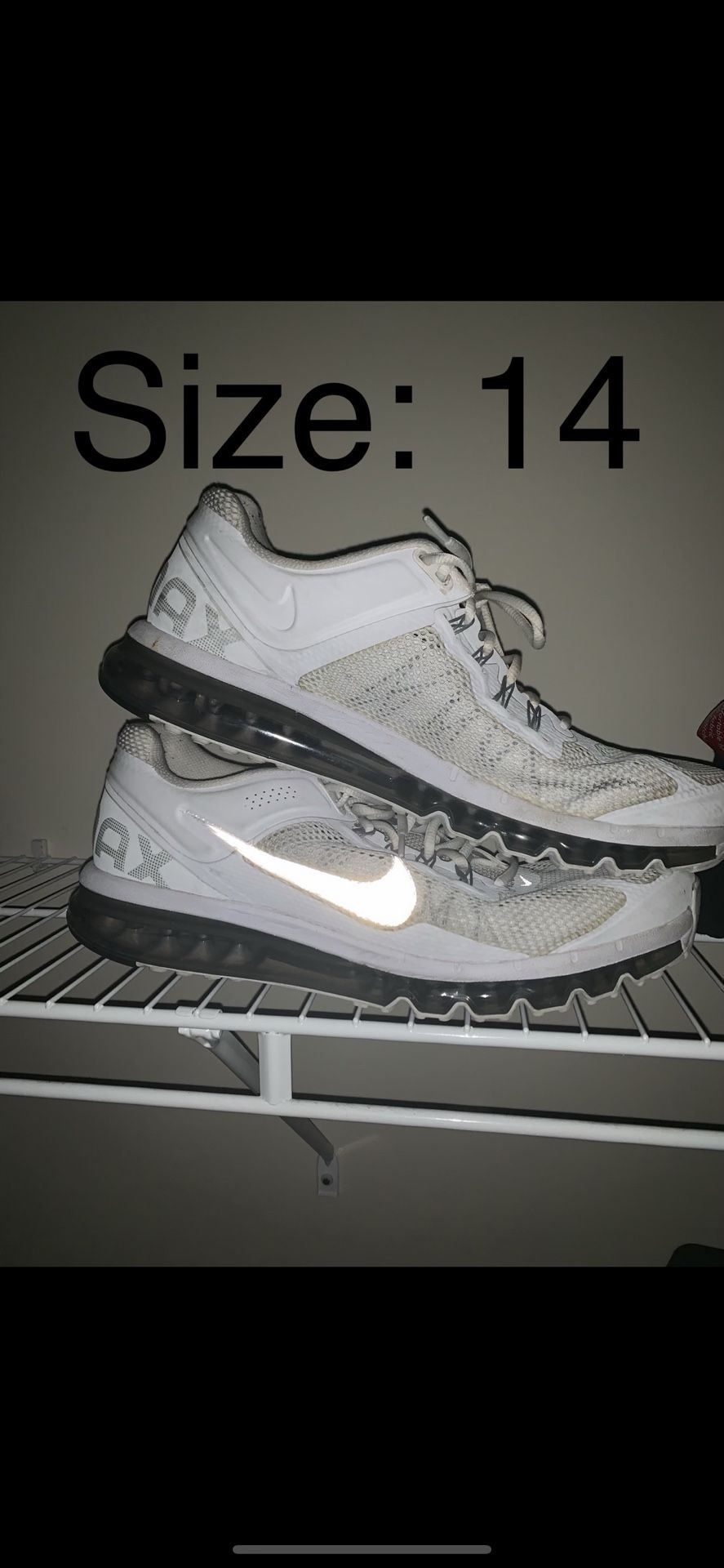 Multiple Nike and Jordan shoes all sizes 14 and 15