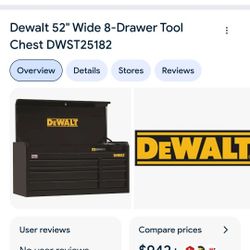Dewalt 52" Wide 8-Drawer Tool Chest 