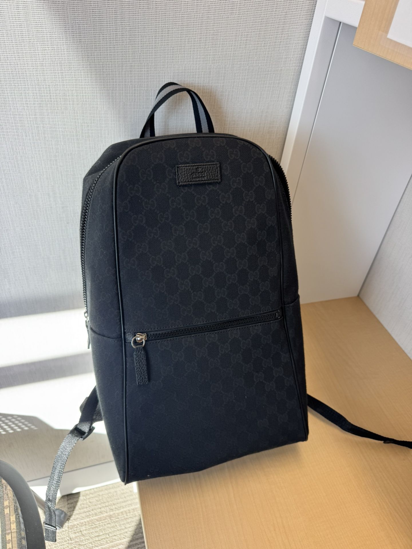 GG Supreme Black Backpack