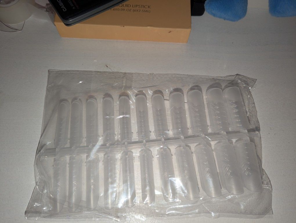 12-Pack Empty Lip Gloss Tubes – Clear Plastic, Refillable Cosmetic Containers (10ml)
