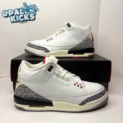 Size 6.5Y - Jordan 3 “White Cement” 