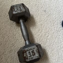 15 Lb Dumbbell (1 )