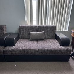 Living Room Furniture Set / 4-Piece Sleeper Sofa Set