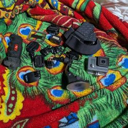 GoPro Hero + bunch of accessories