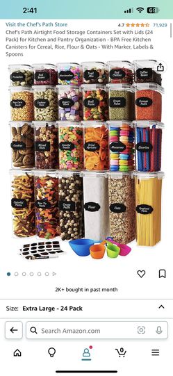 AIRTIGHT FOOD STORAGE CONTAINERS