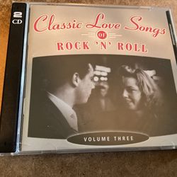 CLASSIC LOVE SONGS OF ROCK ‘N’ ROLL VOL 3 -  CD x 2   2003 -  30 TRACKS -   $3