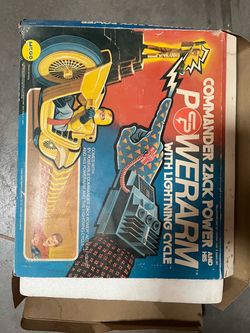 1975 Vintage Mego Commander Zack Power Toy with Original Box - Incomplete