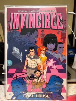 Signed Invincible Volume 23: Full House TPB – Ryan Ottley Autograph