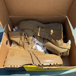 New Steel Toe Boots Men’s Size 9 (USMC)