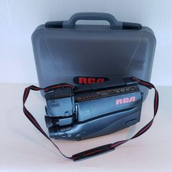 RCA Camcorder CC850 with Hard Case and Strap, for Parts or Repair, AS IS