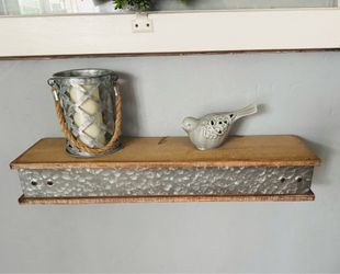 Floating wall shelf
