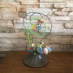 Pottery barn Treetop Owl And Friends Wooden Activity Toy