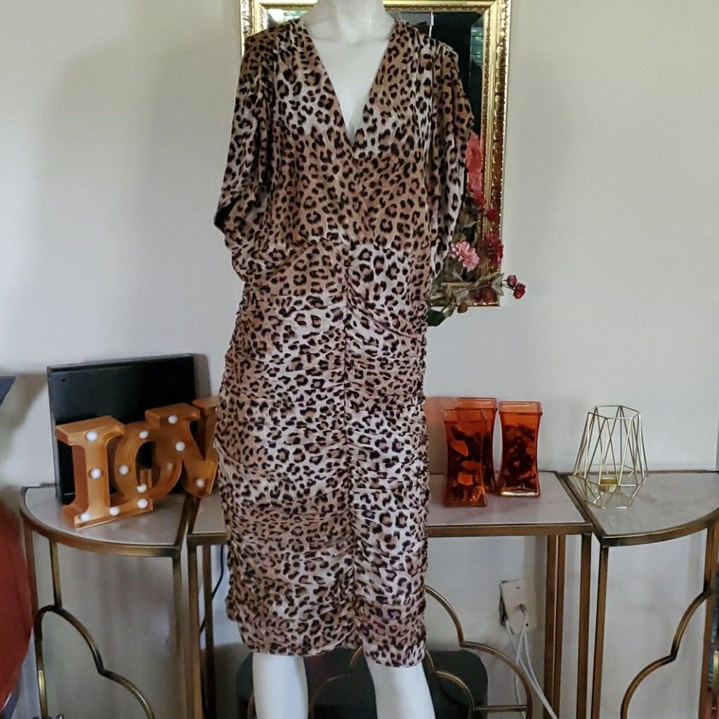 Ashley Stewart cheetsh print dress