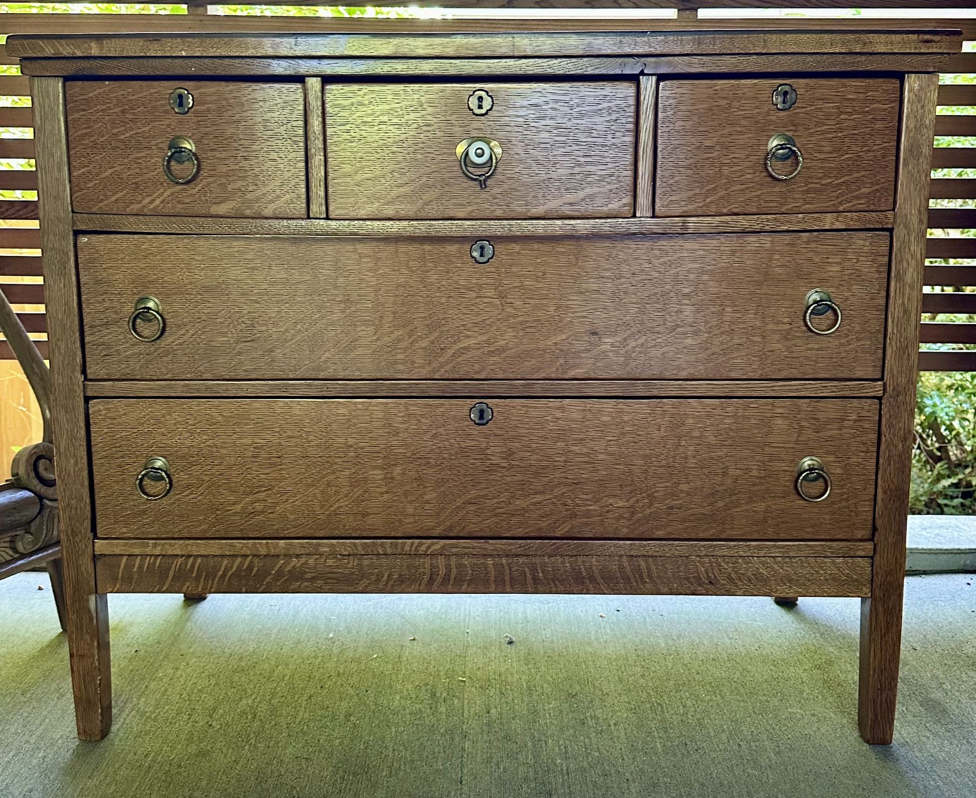 Vintage Dresser - 5 Drawers, Good Condition