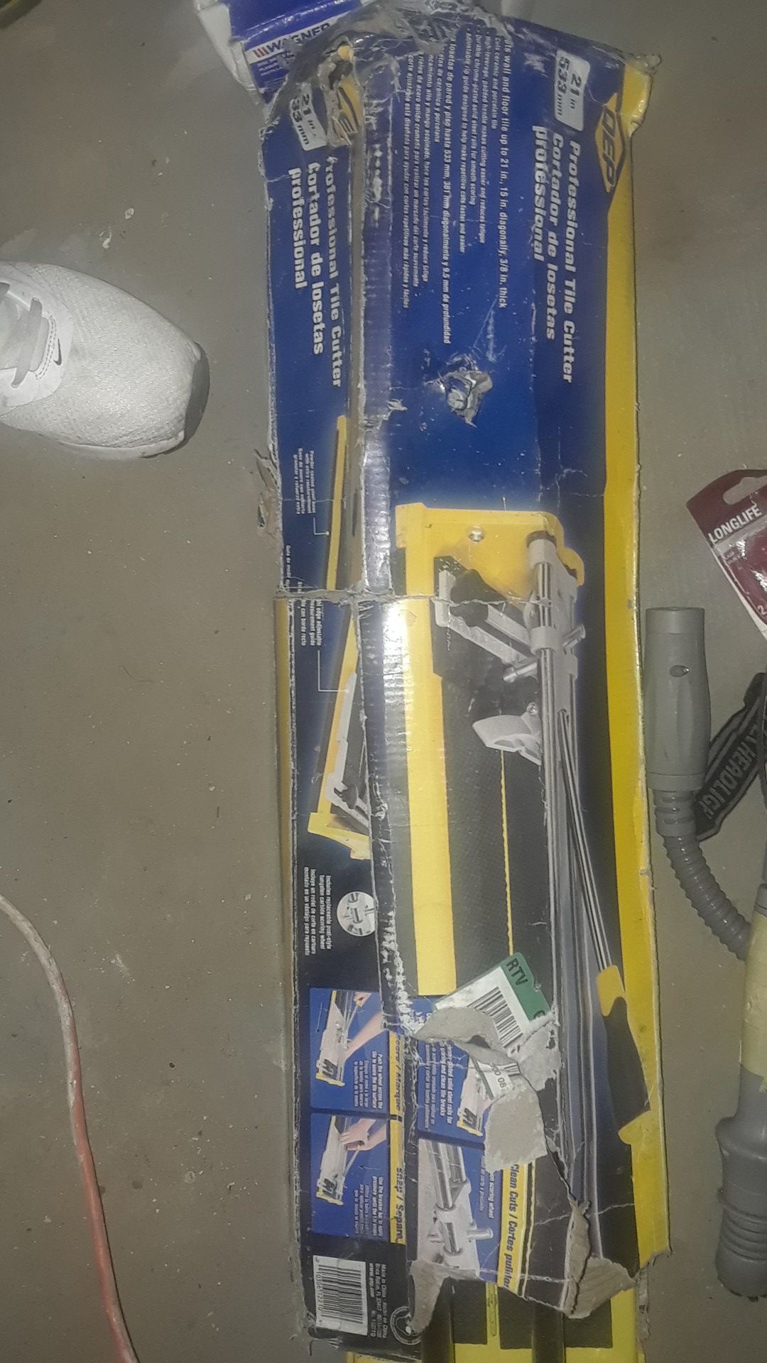 Professional tile cutter 21 in