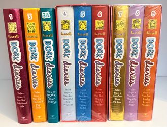 Dork Diaries Book Series Books 1, 3–9 by Russell