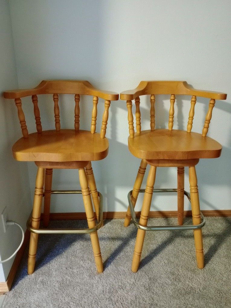 Wooden Bar Stools