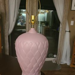 LG Pink Lamp , No Shade