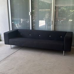 black stripe couch 