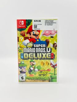 NEW SUPER MARIO BROS. U DELUXE NINTENDO SWITCH GAME USED