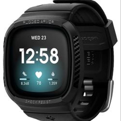 Fitbit Versa 3 with Spigen Case