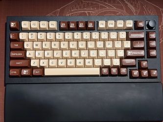 Keychron q1 max mechanical keyboard 75% (Moded) see the description