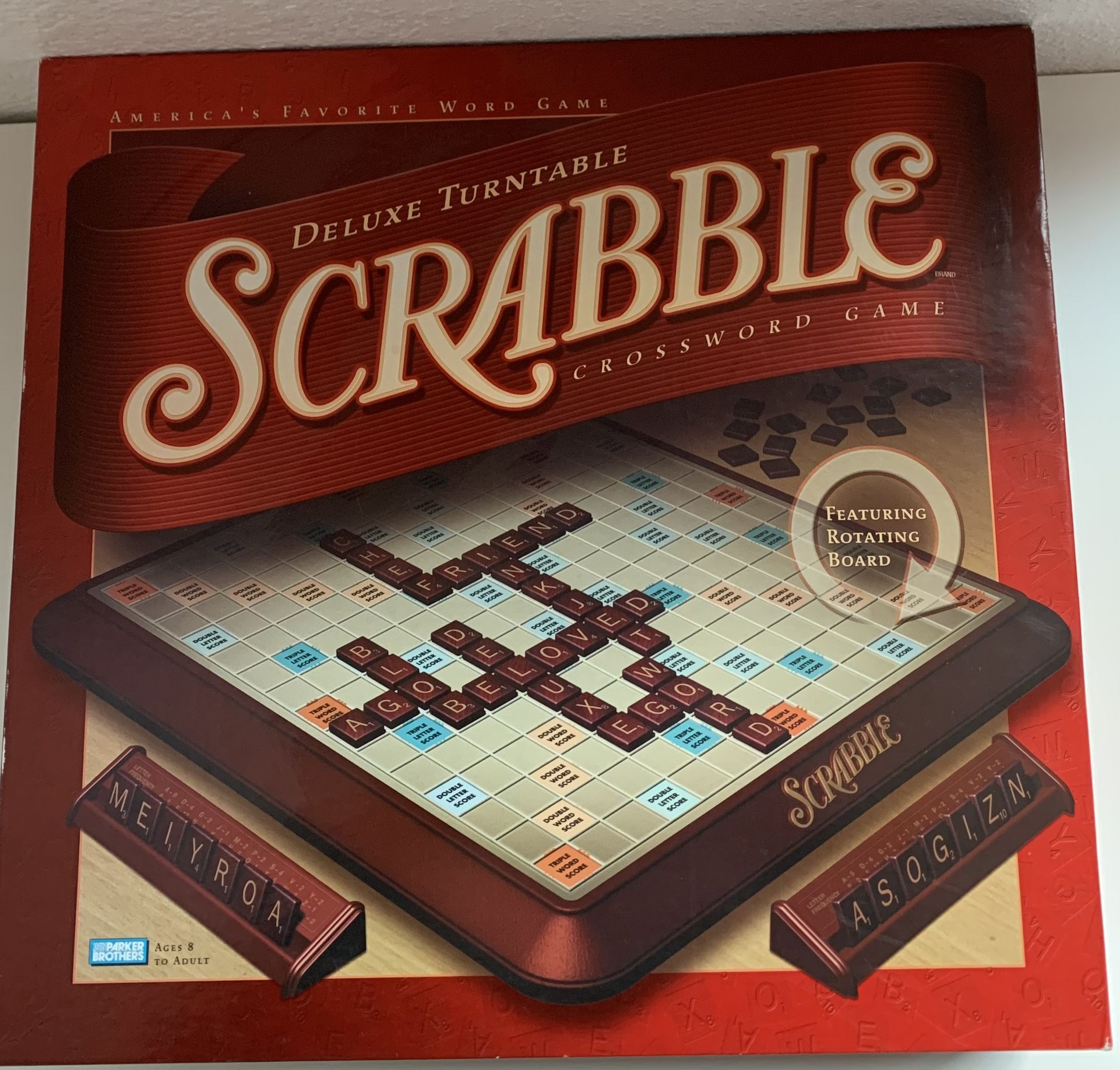 DELUXE TURNTABLE SCRABBLE GAME COMPLETE
