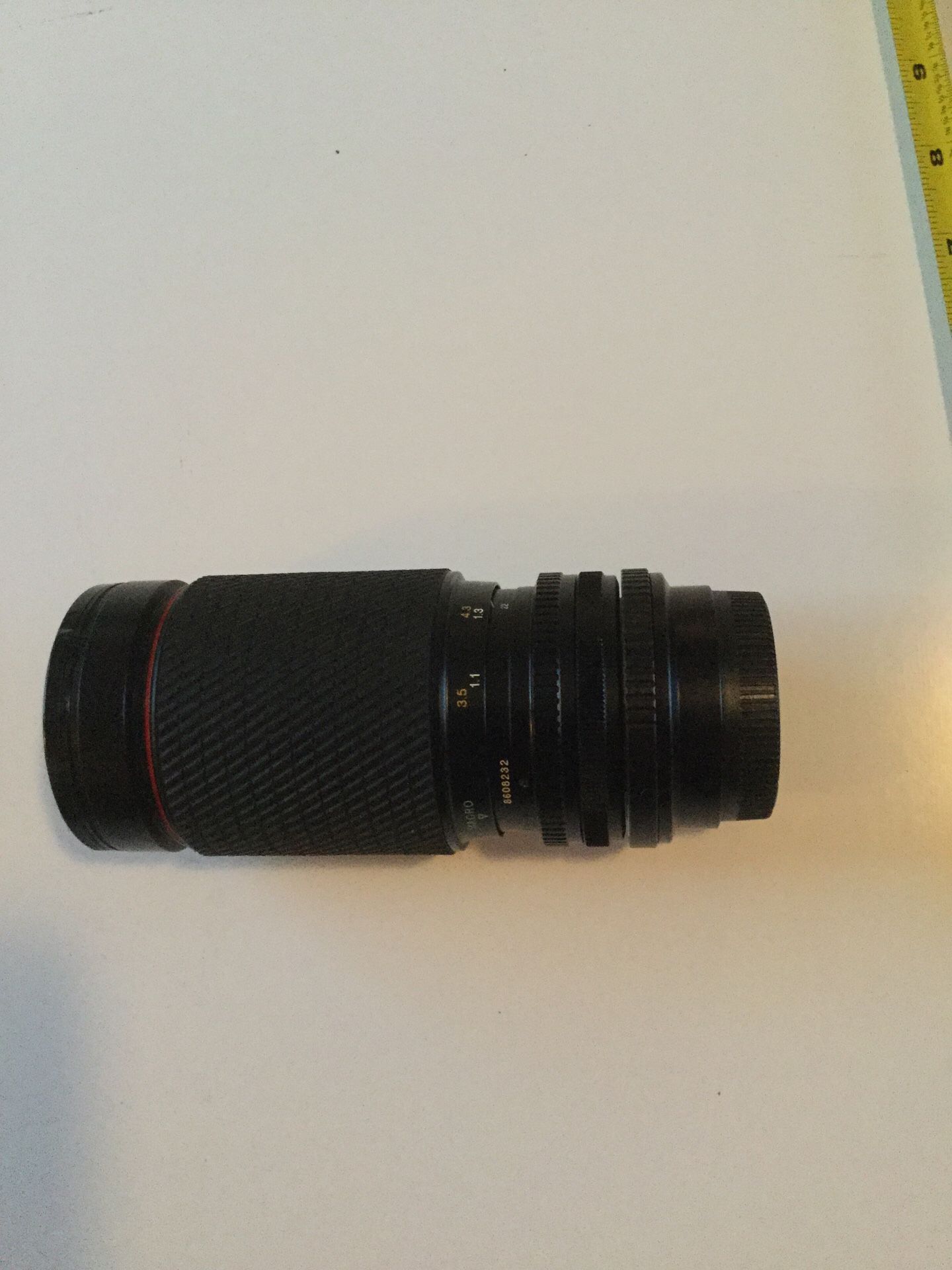 Tokina, 35 - 200 mm, f4 - 5.6 zoom lens with macro and micro 4/3 adapter. Excellent condition!