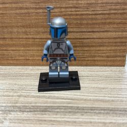 Lego Star Wars - Jango Fett - Light Nougat Head, Smile