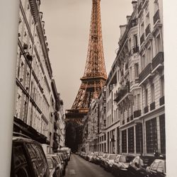 Paris Eiffel Tower Canvas Wall Art – Large 40” x 59”