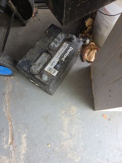 Used battery from camper