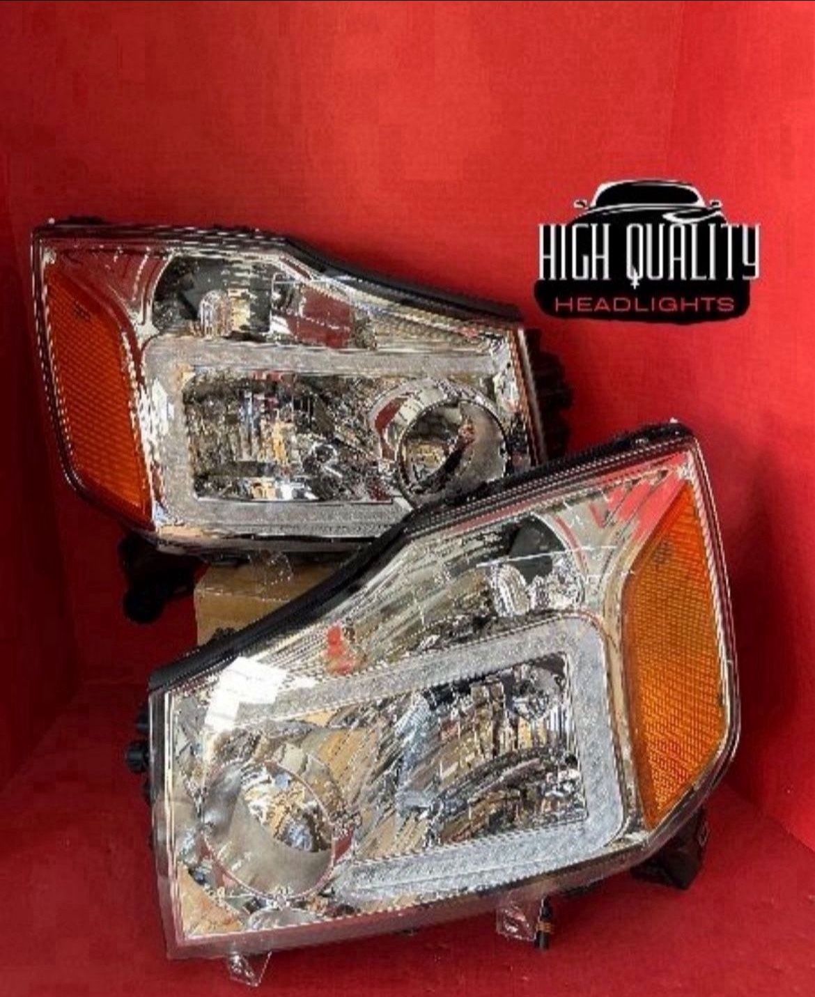 Nissan Titan 2004. 2015 Headlight.