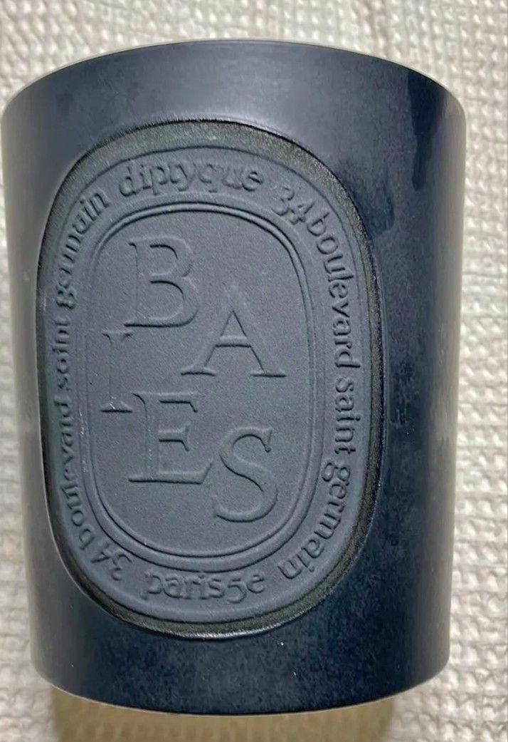 Empty BAIES Diptyque Candle Jar Hand Made Ceramic 1,500kg Black for