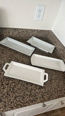 Ceramic serving plate
