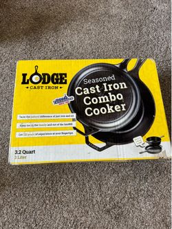 Cast Iron-Lodge Combo Cooker