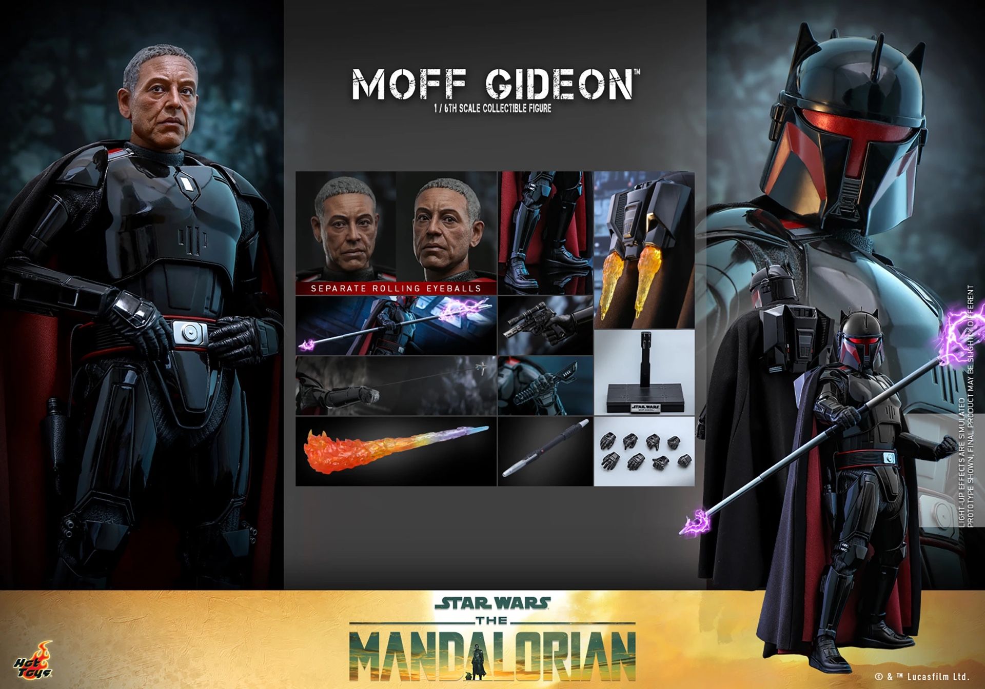 Star Wars Hot Toys Moff Gideon The Mandalorian