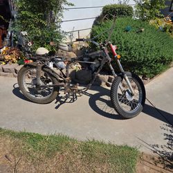 vintage motorcycle frame!