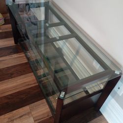 Glass Table Three Shelves