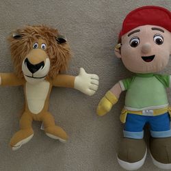 Handy Manny and Disney Madagascar-makes roaring noises $8.00 EACH 