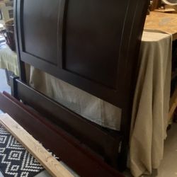 Queen Size Bed frame With Head And Footboard