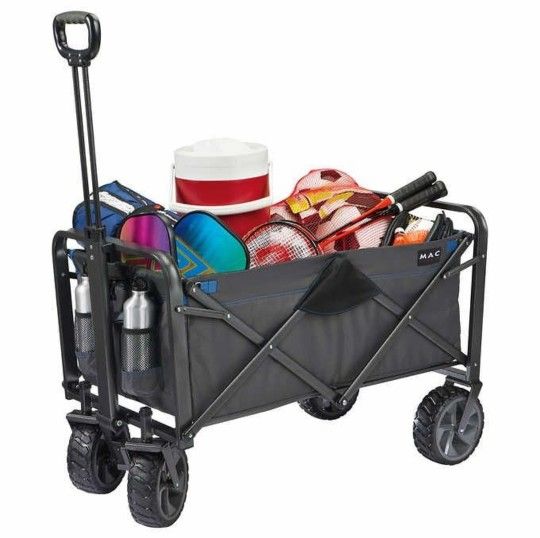 Brand New Mac Sports XL Folding Wagon with Brakes. Sells at Costco for $100