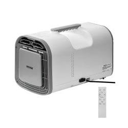 Portable Air Conditioner, 4250 BTU 3-Speed Air Conditioning Unit with 24H Timer, Air Portable AC Adjustable from 16-32℃, Compatible with AC/DC, for Ou