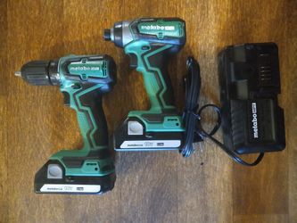 $90 No Less Metabo 18 Volt Subcompact Drill And Impact Driver Kit With Charger