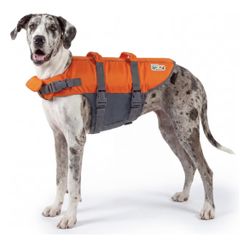 Outward Hound Granby RipStop Dog Life Jacket, X-Large, Bright Orange